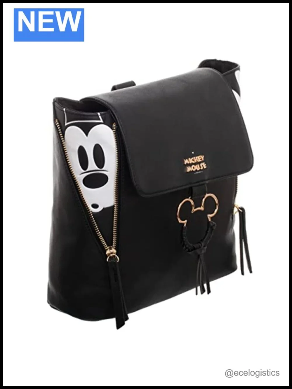 Mickey Mouse Mini Backpack Polyurethane Daypack